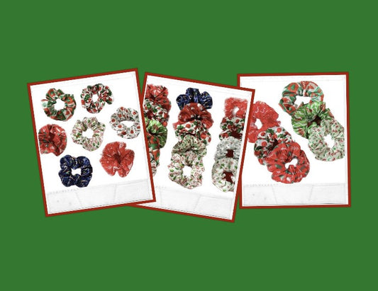 Pre-Order Christmas Scrunchie 5-Pack